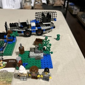 LEGO Adventurers Dino Island 5955 All Terrain Trapper W/manual