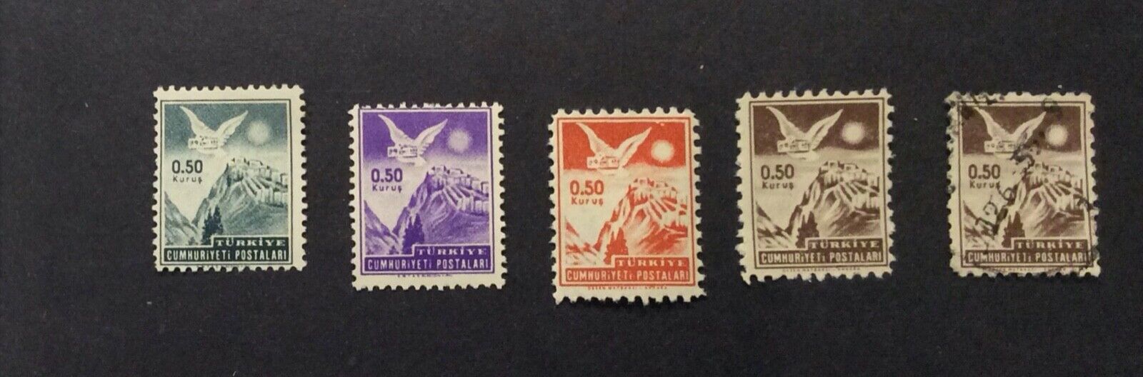 Turkey #P175-#P178 OFFicial mail order Mint Hinged 2021 spring and summer new OG Copy Used #P178 One