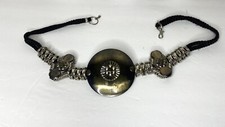 Vintage Womens Silver tone accessory belt