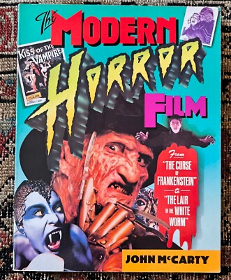 Horrorfilm Buch MODERN HORROR FILM 250 Seiten viele Fotos John McCarty Splatter
