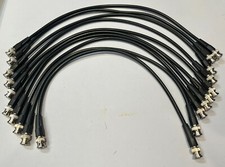 Moving Sale Lot of 10 - RG59/U 1.5ft Coaxial Cable with BNC Male to BNC Male