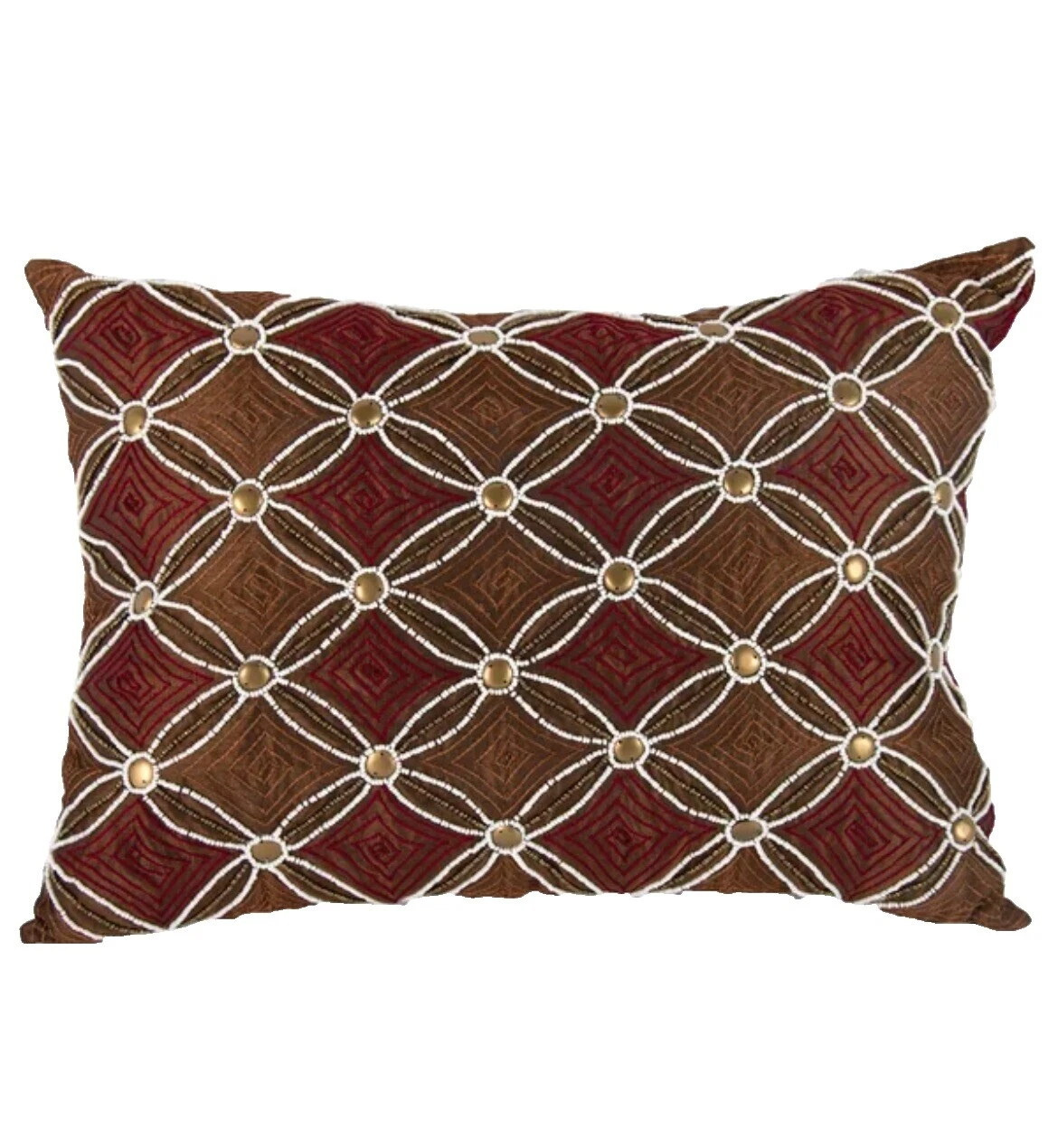 Faux Silk Art Deco Geometric Home Décor Pillows