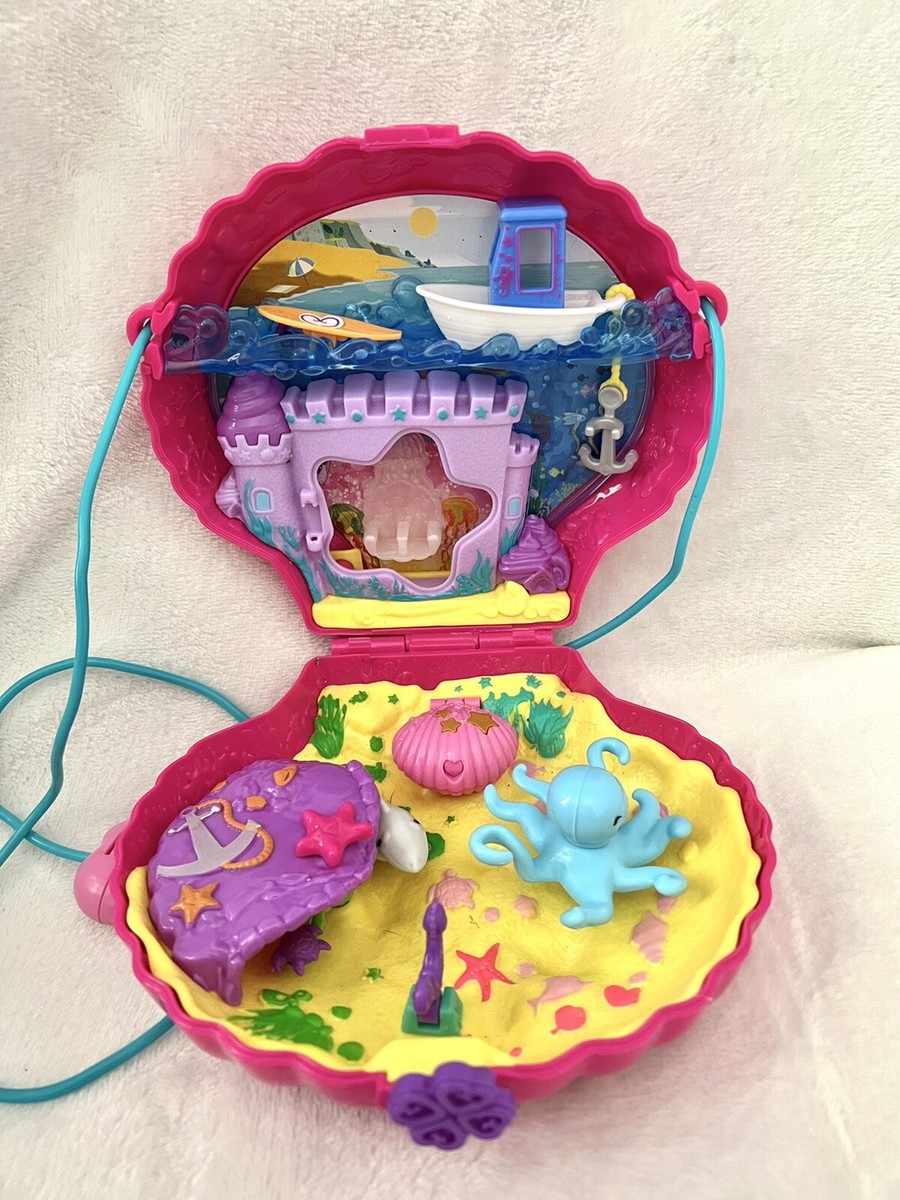 Amazon Polly Polly Pocket Large Wearable Seashell Purse Pink
