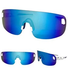 SPORTY WRAP AROUND Biker Cycling Shield SUNGLASSES Lightweight Flexible Frame C4