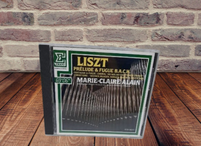 Franz Liszt - Prelude And Fugue Bach - Marie-Claire Alain - CD - E24-3947