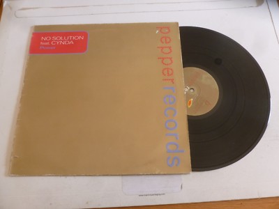 NO SOLUTION feat CYNDA - Power - 1999 UK 2-track 12'' vinyl single