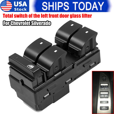 DRIVER SIDE POWER WINDOW SWITCH FOR 07-14 SILVERADO SIERRA 1500 2500 3500 4-DR E - Foto 13