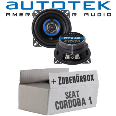 Lautsprecher für Seat Cordoba 1 Armaturenbrett Boxen Autotek Einbauset PKW KFZ