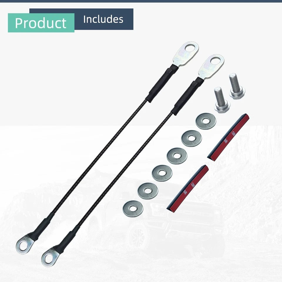 Easy Up & Slow Down Tailgate Assist Struts Kit for Toyota Hilux N80 2016 - ON - image 3 of 4