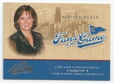 2004 Playoff Absolute Memorabilia Fans of the Game Bonnie Blair Chicago Cubs