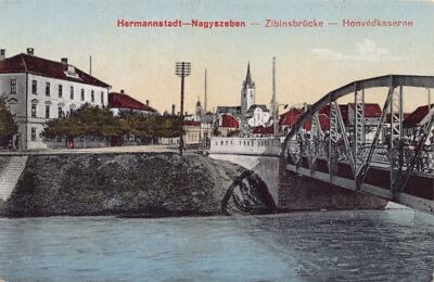 Romania - SIBIU - Zibinsbrücke - Honvedkaserne - Ed. K. Graef 6362