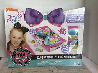 Cool Maker JoJo Siwa Bow Maker Activity Kit Girls Beauty Kit Arts Crafts Sealed