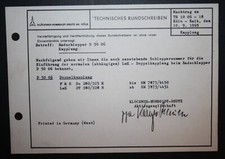 Rolnictwo Deutz: Okólnik techniczny - Dodatek do TR 10 06-18 / 1969