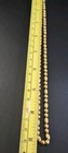 14k stamped:  Authenticated 22k Gold Ball Beads; 22k Gold Beaded Ball Necklace — photo 4