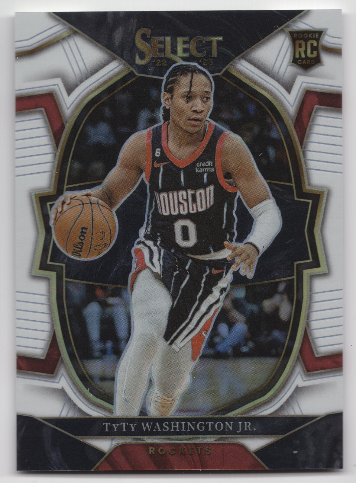 2022-23 Panini Select TYTY WASHINGTON JR. #70 Concourse White Prizm RC /149