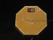 6" REAL FEEL PRACTICE PAD, 2002 EMBOSSED "HQ" SINGLE SIDED YELLOW, with STAND