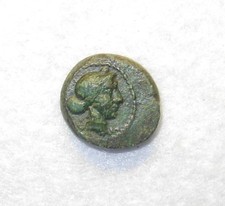 Lydia, Sardes, AE 15, 133-1 BC, Apollo / Club, VF