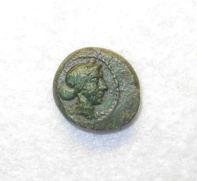 Lydia, Sardes, AE 15, 133-1 BC, Apollo / Club, VF