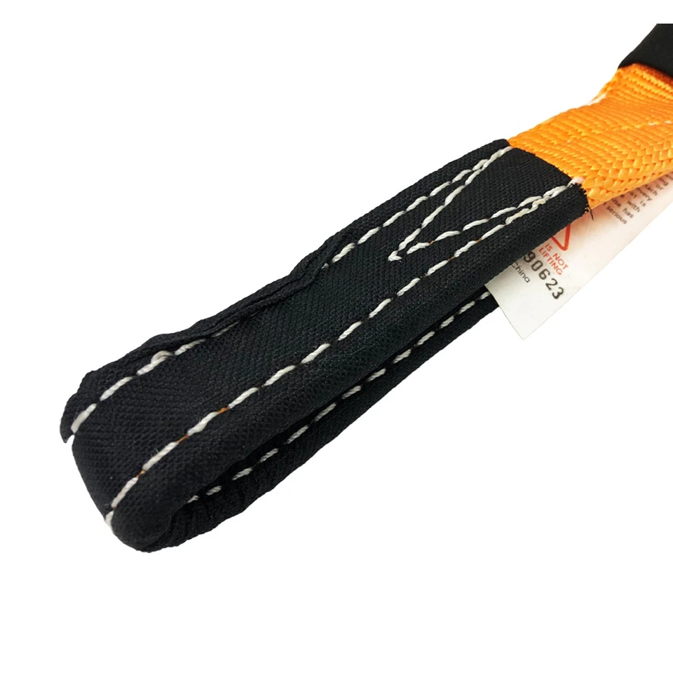 Snatch Strap 8000kg 60mm x 9M Recovery Strap Orange 4x4 Tow Winch Extension SWL - Image 2 of 4