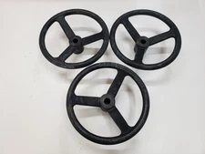 LOT of 3 - Valve Operator Wheel Handle 7-3/4" 7.75" Diameter 5/8" Bore