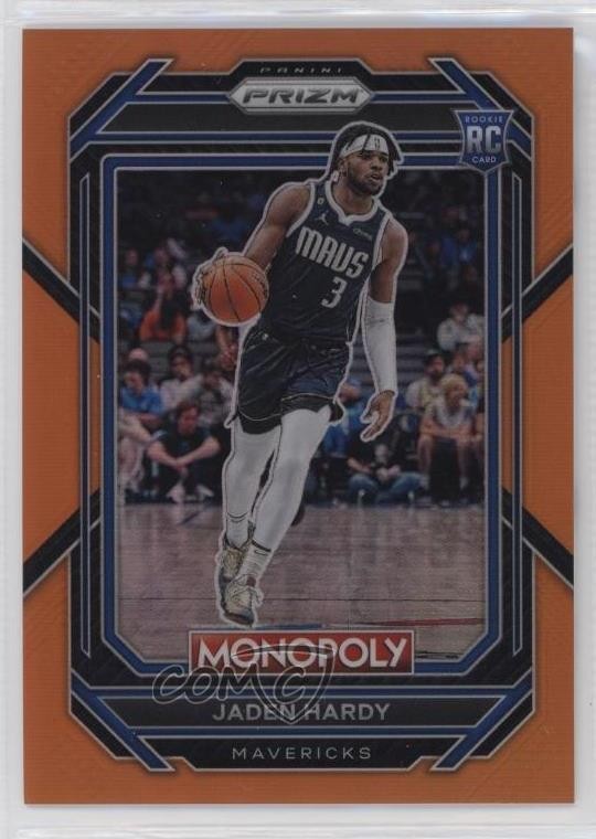 2022-23 Panini Prizm Monopoly Orange Prizm 53/124 Jaden Hardy #21 r7o