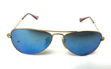Ray-Ban Junior RJ9506S Kids Aviator Blue mirrored lens Sunglasses