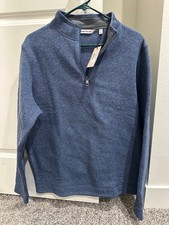 Peter Millar Men's Crown Sweater Fleece Quarter-Zip NWT 160 Size M 