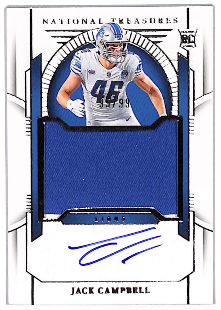 2023 National Treasures True RPA /99 - #166 Jack Campbell Lions