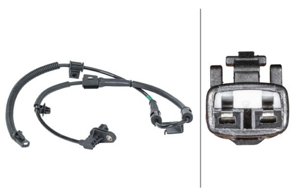 Sensor, Raddrehzahl Vorne Links Hella 6PU 012 679-861 FüR KIA-image