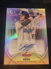 2020 Bowman Chrome - 2019  Afl Fall Stars Auto Seth Beer #AFL-SB 
