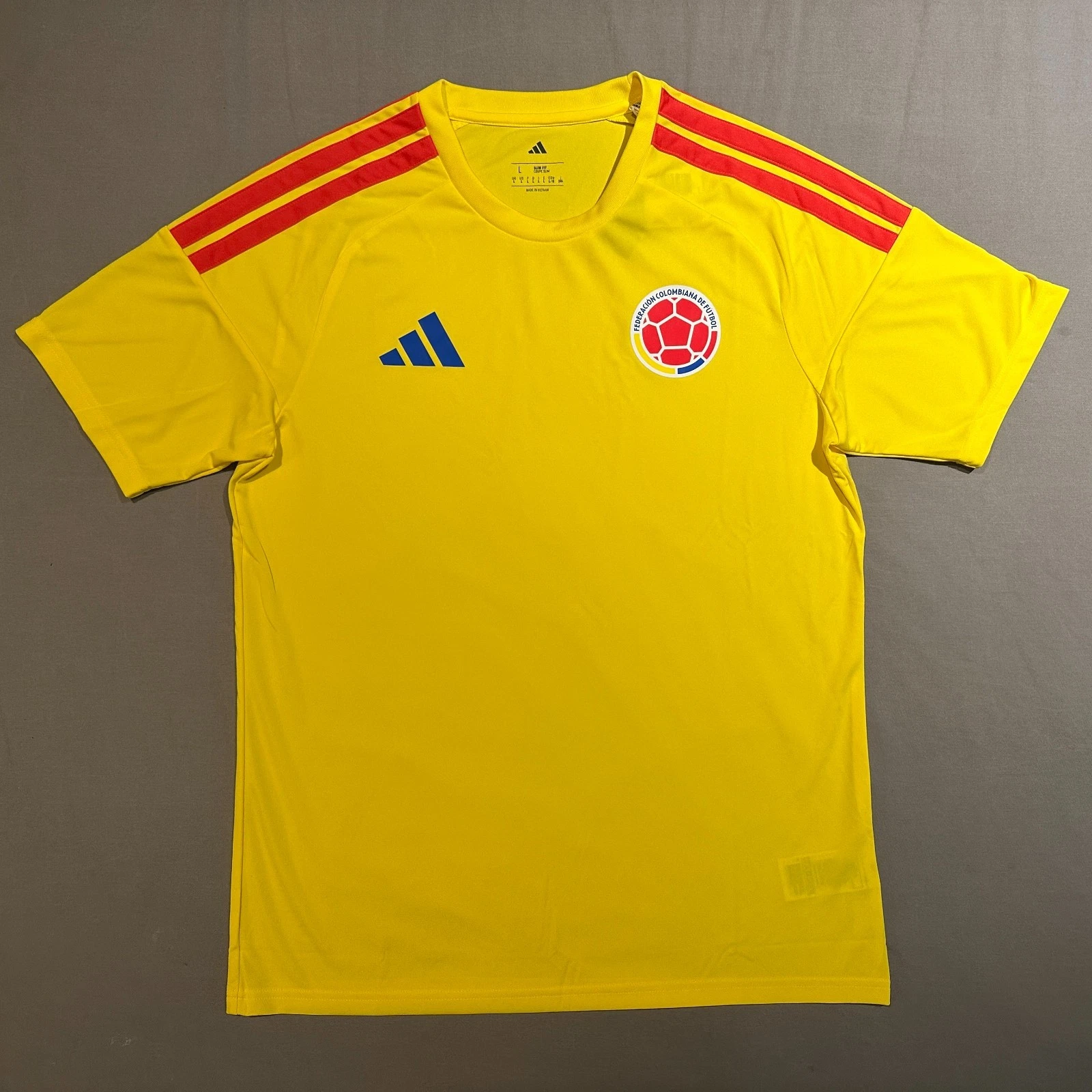 Colombia National Adidas 26 Home Fan Jersey Primary Large World Cup
