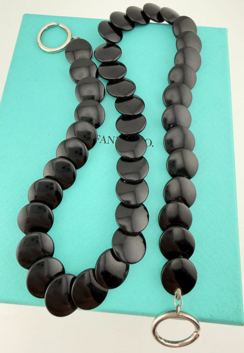 tiffany onyx necklace products for sale | eBay