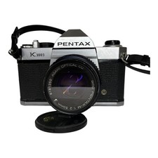 Pentax K1000 film camera with 50mm f2 SMC-A lens - Tested
