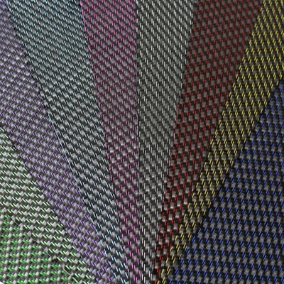 Carbon Design Gewebe 285g/m² Köper Carbongewebe Kohlefaser glitter carbon farbig