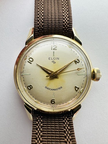 ELGIN Shockmaster Mens Vintage Watch Caliber 629 Running 17 Jewels No Reserve! - Picture 2 of 14