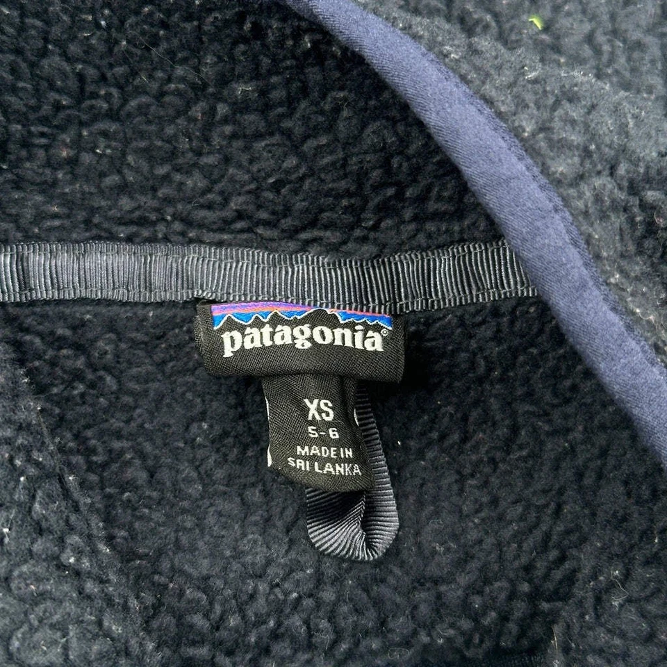 Vellón Patagonia Edad 5-6 - Pequeño Poliéster Azul Marino Foto 3 de 4