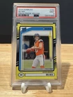 2024 Panini Donruss - Bo Nix Rated Rookie Press Proof Yellow (RC) #369 PSA 9