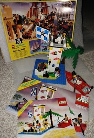 LEGO Pirates: Sabre Island (6265) Comes With Instructions And Original FrontBox 