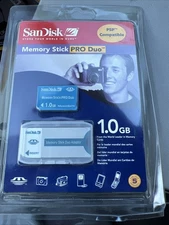 SanDisk 1 GB Memory Stick Pro Duo Magic Gate Memory Card SDMSPD-1024-A10