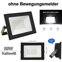 Led Fluter Scheinwerfer AußEn Strahler Lampe IP66 Garten Flutlicht 50W 100W 200W