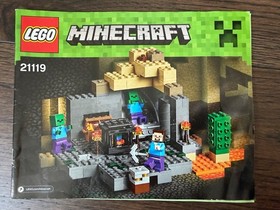 Minecraft Lego Sets: 21102, 21114, 21119, 21121 - all pieces & instructions