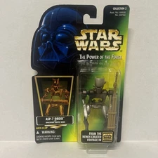Star Wars Power of Force Green Card ASP-7 Droid Action Figure