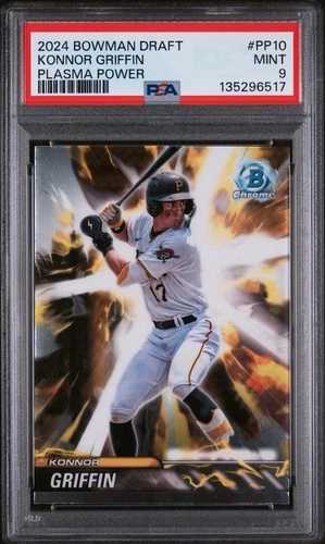 2024 Bowman Draft Konnor Griffin Plasma Power (RC) #PP-10 Pirates PSA 9💥