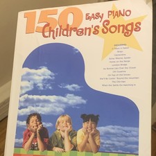 Hal Leonard 150 Easy Piano Children's Songs Songbook Solo Beginner Collection