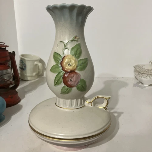 Vintage Hull Art Pottery USA Alladin Hurricane Style VASE #139 10 1/4 RARE!