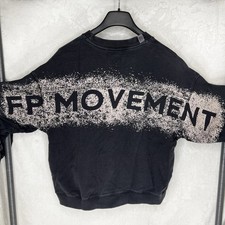 Free People FP Movement All Star Logo Pullover Sweatshirt Top Size S 283205