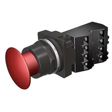 Siemens 52Bp2a2g Push Button Operator, 30 Mm, 2Nc, Red