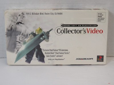 Squaresoft Collector s Video VHS 1997 RARE Final Fantasy 7 FFVII FACTORY SEALED