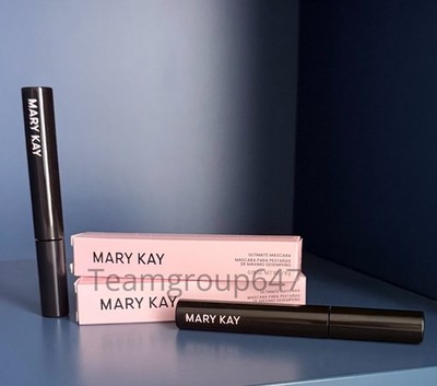 Mary Kay Ultimate Mascara Black-Noir 28 OZ 8 g. TWO (( 2 )).  NEW PRESENTATION