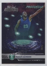2021-22 Wild Card Alumination Protostar Teal 5/40 Isaiah Jackson Rookie RC 2zr. rookie card picture
